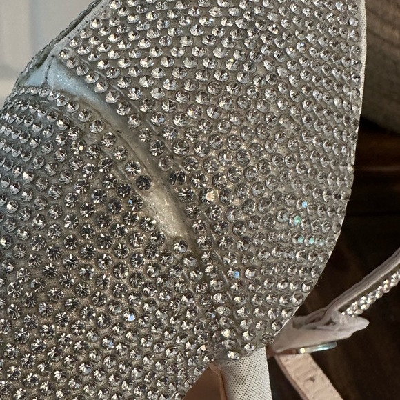 David’s Bridal Bedazzled Heels - Picture 6 of 6